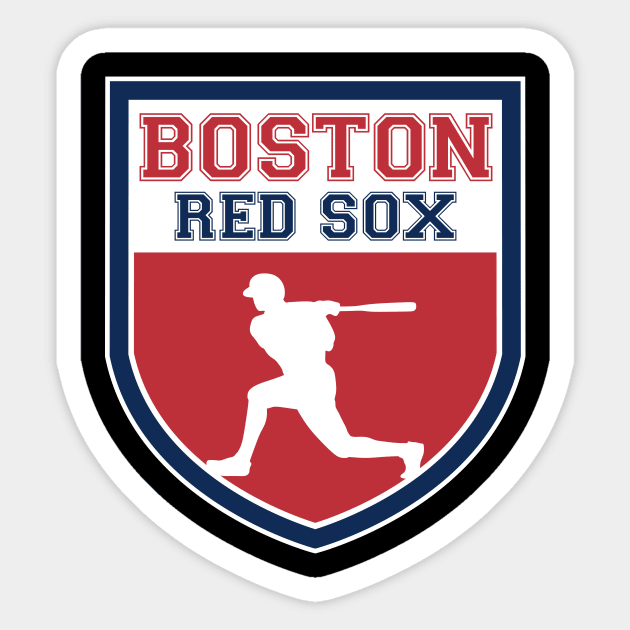 Boston Red Sox Fans - MLB T-Shirt Sticker by info@dopositive.co.uk